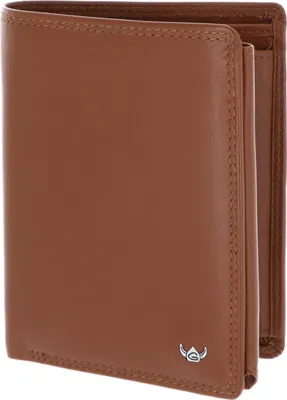 Produktbild von Golden Head Leder Geldbörse Polo RFID Protect Kombischeintasche mit Riegel 1458 Cognac braun