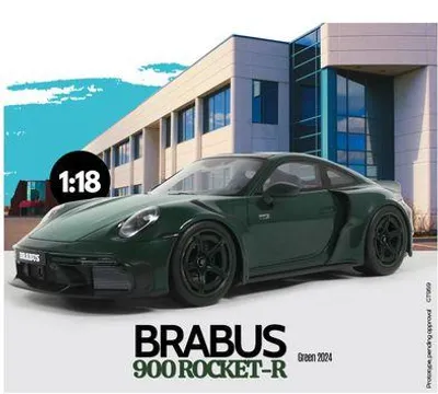 Produktbild von GT Spirit 1:18 Porsche BRABUS 900 ROCKET-R (2024) - GREEN