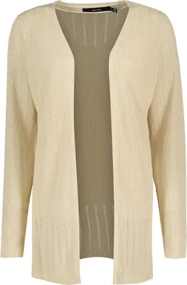Produktbild von Vero Moda Newlexsunstitch Strickjacke Beige XL Frau Beige XL