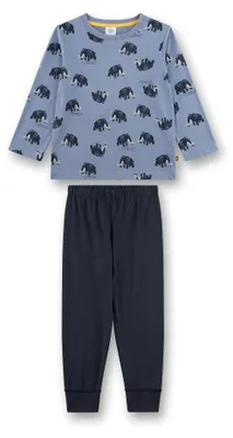 Produktbild von Sanetta Jungen-Schlafanzug blau Mammut 92