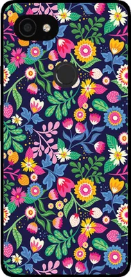 Produktbild von Handyhülle für Google Pixel 3A mit Blumendruck - TPU Backcover Case Flower Design