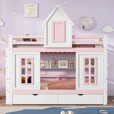 Produktbild von Etagenbett, Prinzessinnenbett, Kinderbett, Etagenbett Etagenbett, Prinzessinnenbett, Kinderbett