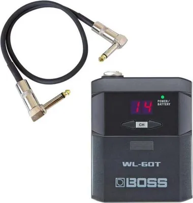 Produktbild von Boss WL-60T Wireless Transmitter mit Patchkabel