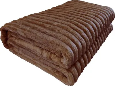 Obrázek produktu pro Mikroplyšová deka 220x200cm Viola - hnědá