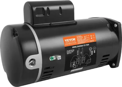 Obrázek produktu pro Motor bazénového čerpadla 1 HP, 115/230 V, 9/4,5 A, 56Y, 3450 ot./min, kondenzátor 90 μF/250 V