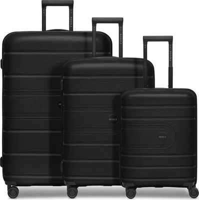 Image de REDOLZ trolley Essentials 11 Trolley Set 3 pièces Black noir 56cm