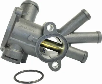 Produktbild von METZGER 4010019 Kühlmittelflansch für VW GOLF II (19E, 1G1) Wasserflansch
