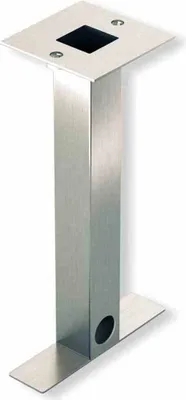 Image de MCJ Poteau de montage pour jardin 100 x 100 mm, acier inoxydable