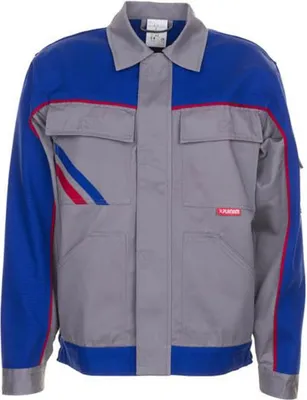 Produktbild von Planam Bundjacke Highline Gr. 94 zink/kornblau/rot