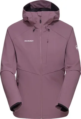 Zdjęcie produktu dla Ultimate Comfort SO Hooded Jacket Women, flux, XL, Kurtki softshellowe - Mammut