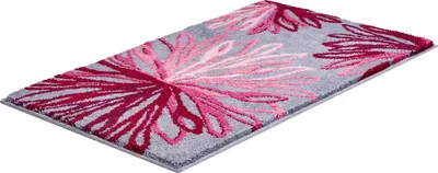 Produktbild von Grund Badteppich ART - 100% Polyacryl SUPERSOFT, Farbe:Rosé / Grau, Größe:70x120 cm