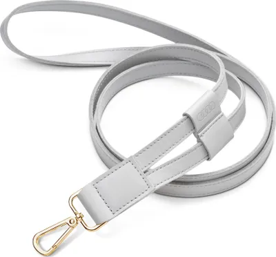 Produktbild von Original Audi Schlüsselband Leder, Damen, grau