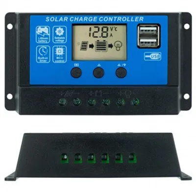 Obrázek produktu pro FVE Solární regulátor PWM VOLT 12-24V/10A+USB pro Pb baterie