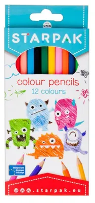 Image de Crayons de couleur pour enfants 12 couleurs