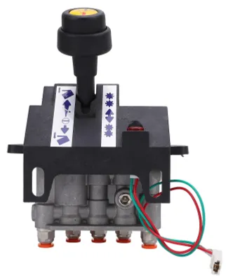 Obrázek produktu pro Řídicí ventil pro převodovku s pohonem od motoru (PTO) pro nákladní automobily, 5 otvorů, 4 pracovní polohy, funkce zpomalení, hydraulický systém