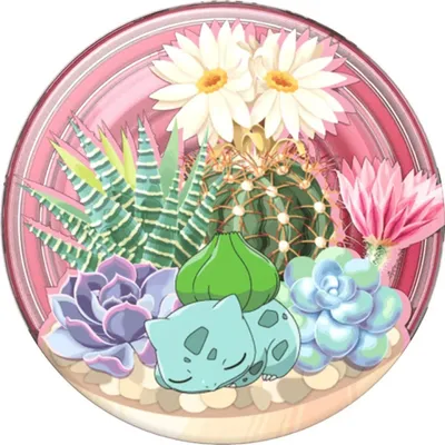 Obrázok produktu pre Popsockets 2 Terárium Bulbasaur 112661 Držiak a stojan na telefón - licencia
