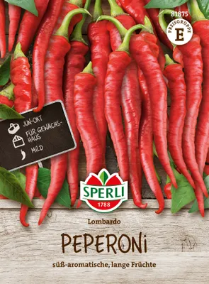 Produktbild von SPERLI Paprikasamen Lombardo Capsicum annuum 40 Pflanzen