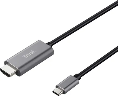 Image de TRUST Trust Adaptateur graphique USB Calyx Noir, Métallique