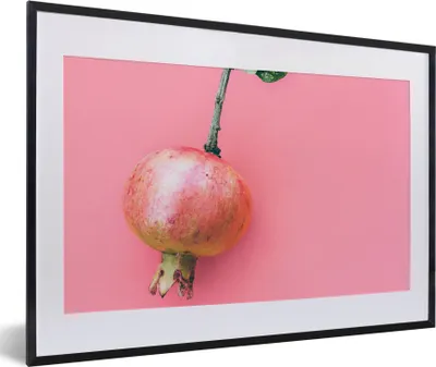 Produktbild von MuchoWow® Gerahmtes Poster Pflanzen - Sommer - Rosa 60x40 cm - Poster mit Schwarzem Bilderrahmen Wandposter Rahmen Foto Bilder - Schlafzimmer - Plakat in Rahmen - Drucken