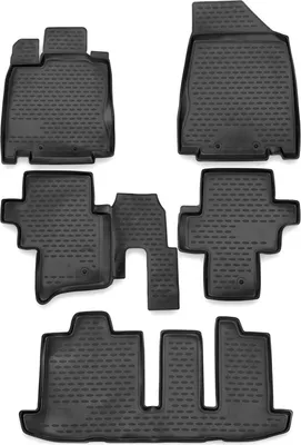 Zdjęcie produktu dla 2013-2016 Nissan Pathfinder R52 dywaniki podłogowe TPE czarne 5 szt