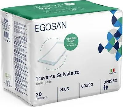 Image de Egosan Underpads 60 x 90 cm - 1 paquet de 30 protections