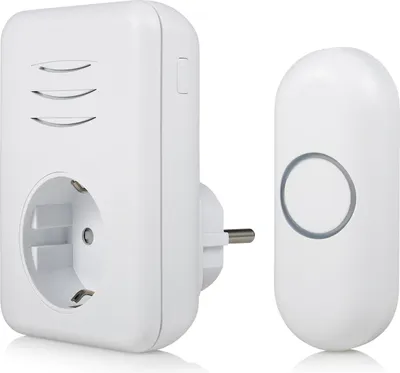 Obrázek produktu pro Bezdrátový zvonek Byron Plug-in 230V - bílý