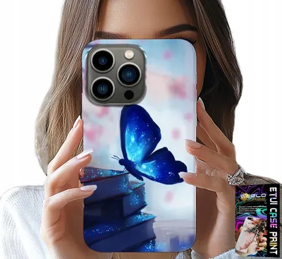 Obrázek produktu pro Pouzdro Pro Iphone 14 Pro - Modrý Motýl, Motýl, Dámské Vzory