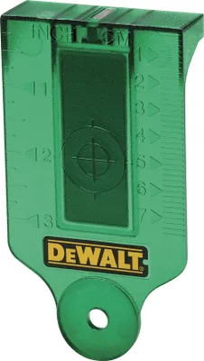 Produktbild von DeWALT Laser-Zielkarte DE0730G-XJ grün - Zubehör für Laser mit grüner Diode