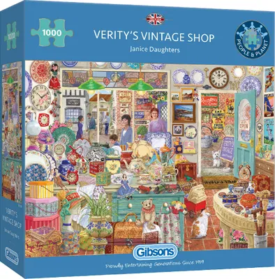 Zdjęcie produktu dla GIBSONS Puzzle Verity's Antique Shop 1000 Teile
