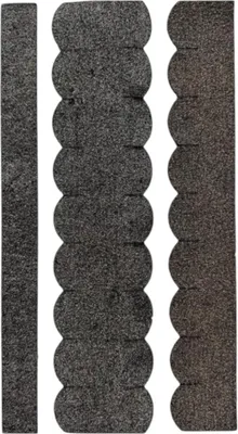 Produktbild von 1 Set Dachschindeln Biberschwanz (46 mm + 415 mm lang) grau