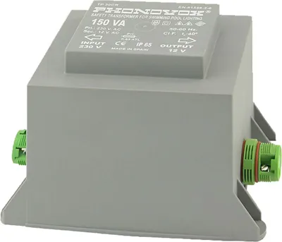 Image de Transformateur Piscine 150va Sécurité étanche Ip65, 230/12v - Phonovox