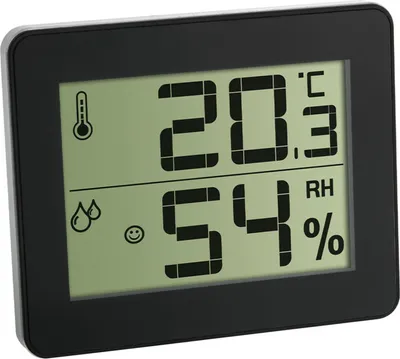 Zdjęcie produktu dla Termohigrometr 30.5027.01 czarny