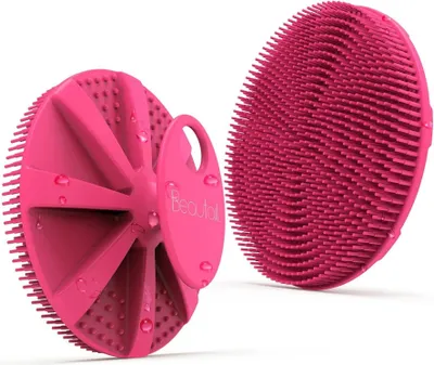 Image de Brosse en silicone pour le corps pour une exfoliation douce et l'hygiène, brosse de bain, 1 pièce