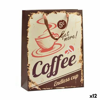 Produktbild von Papiertaschen Hotdog & Coffee 8,5 x 24 x 18 cm (12 Stück)