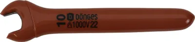 Produktbild von Dönges Einmaulschlüssel, isoliert, DIN 7446, 15 mm (VDE-Einmaulschlüssel)