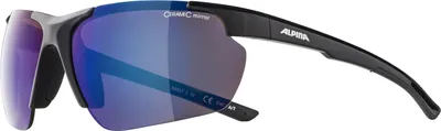 Image de Lunettes de vélo ALPINA DEFEY HR couleur NOIR Verres BLEU MIROIR Cat.3