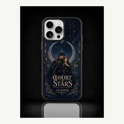 Produktbild von iPhone 15 Pro Max Hülle Handyhülle Schutzhülle Case mit Sternenhof Motiv – LUNØIR ©