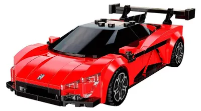 Produktbild von Cada Yangwang U9 1:24 Supercar-bauspiel 291 Stücke Rot Kinder Rot One Size