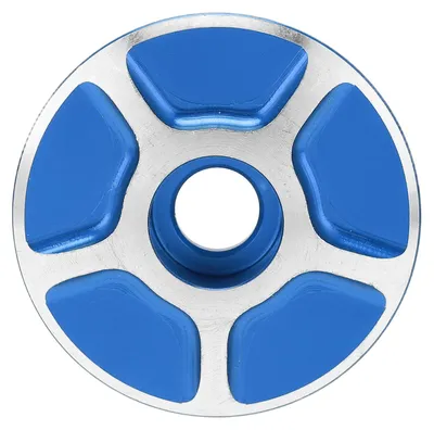 Produktbild von Fahrrad-Vorderradgabel-Headset-Abdeckung, austauschbares leichtes Mountainbike-Rennrad-Vorbau-Zubehör, Blau
