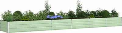 Image de Jardinière Vert pastel 580 x 100 x 45 cm Acier galvanisé