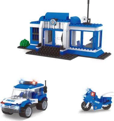 Produktbild von Bloxo Polizei Bausatz 194 Teile