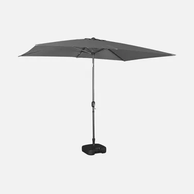 Immagine prodotto di Ombrellone rettangolare, 2x3m, Grigio