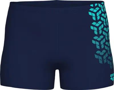 Produktbild von BOY'S ARENA KIKKO V SWIM SHORT GRAPHIC NAVY  Turquoise NAVY  Turquoise 152