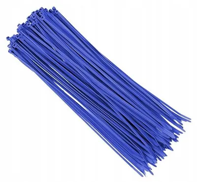 Obrázek produktu pro DBautomotive nylonové stahovací pásky, modré, délka 300 mm, balení 100 kusů