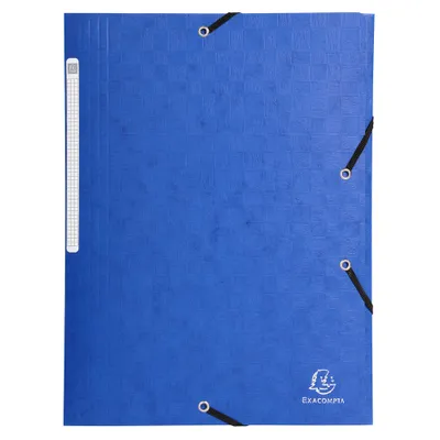 Produktbild von Exacompta 25x Sammelmappe +Gummizug 3 Klappen Karton A4 MAXI sortiert 55950E