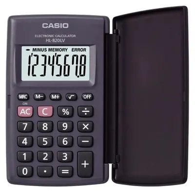 Zdjęcie produktu dla Kalkulator CASIO HL 820LV BK czarny