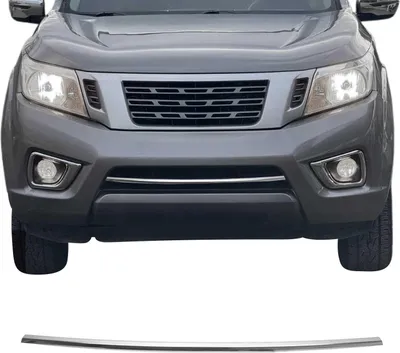 Produktbild von Kühlergrill Leisten Grillleisten für Nissan Navara 2016-2020 Edelstahl Silber