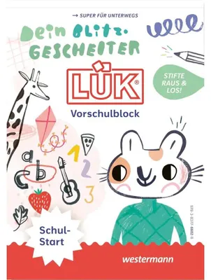 Image de LÜK. Dein blitzgescheiter LÜK Vorschulblock SCHULSTART