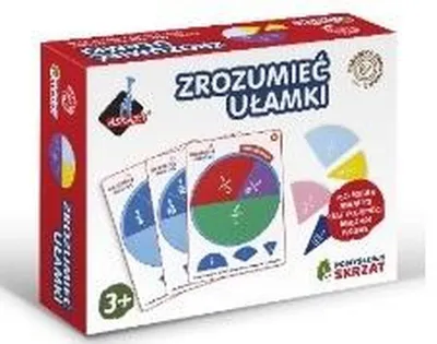 Zdjęcie produktu dla Zabawka edukacyjna Pomoc dydaktyczna do nauki ułamków