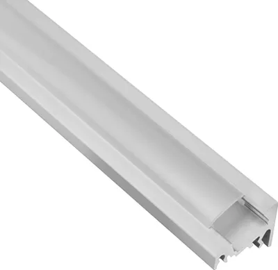 Produktbild von A20 LED Aluprofil Silber Eckprofil 30° 2m opal